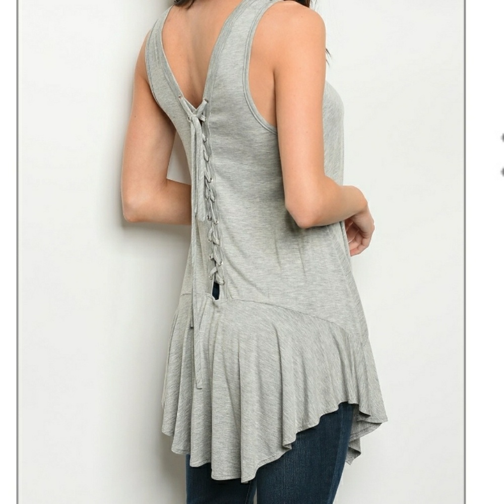 🆕Lace up tunic